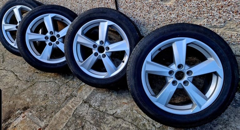 AUDI alloy wheels fit A2 A3 A4 VW golf Caddy ..5x112