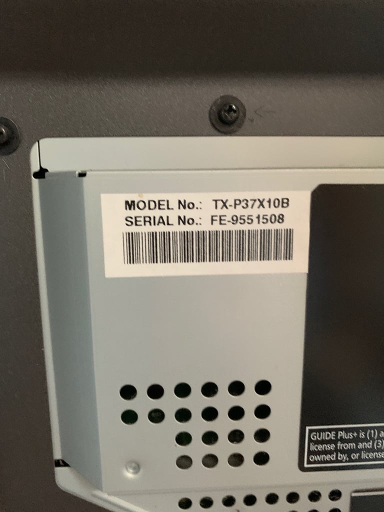 Panasonic Plasma Television 
