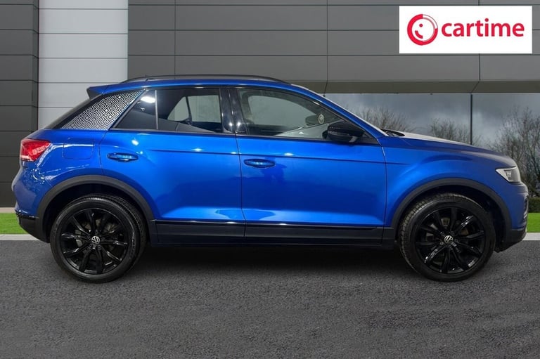 2021 21 VOLKSWAGEN T-ROC 1.5 TSI EVO BLACK EDITION SUV 5DR PETROL MANUAL EURO 6 