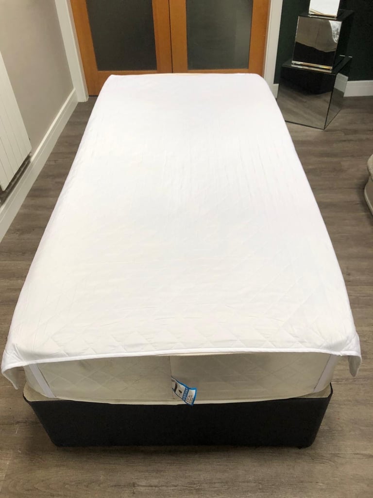 6ft Single Bed Base - Bamboo Sprung Mattress 