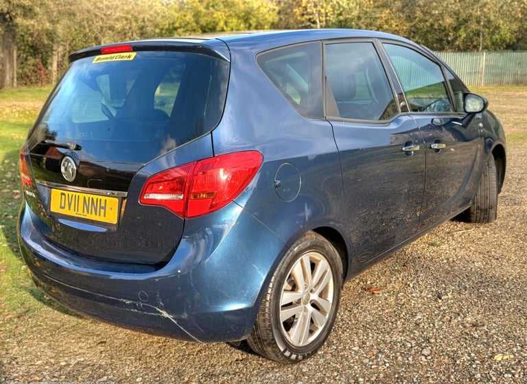 2011 VAUXHALL MERIVA - 1 YEARS MOT