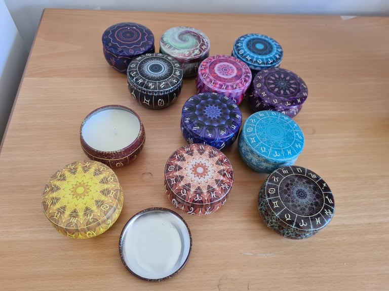 Zodiac scented candle set