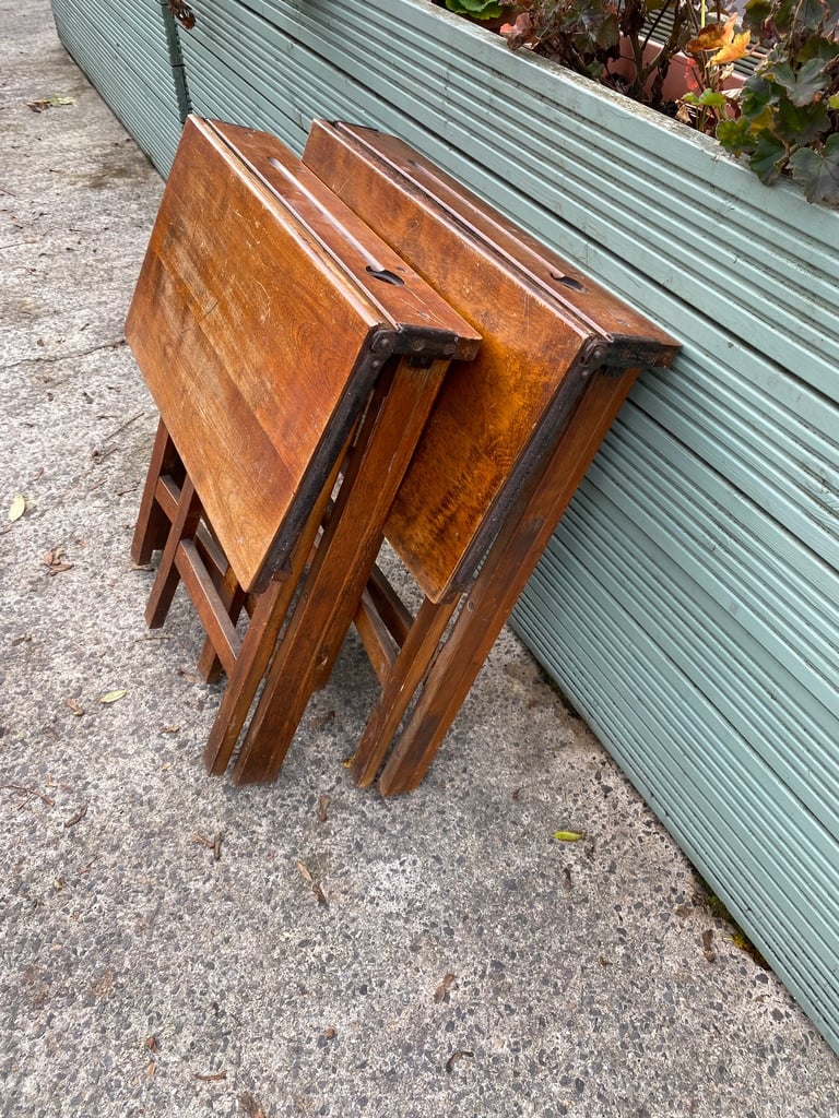 Pair of Victorian Folding Children’s Desks
