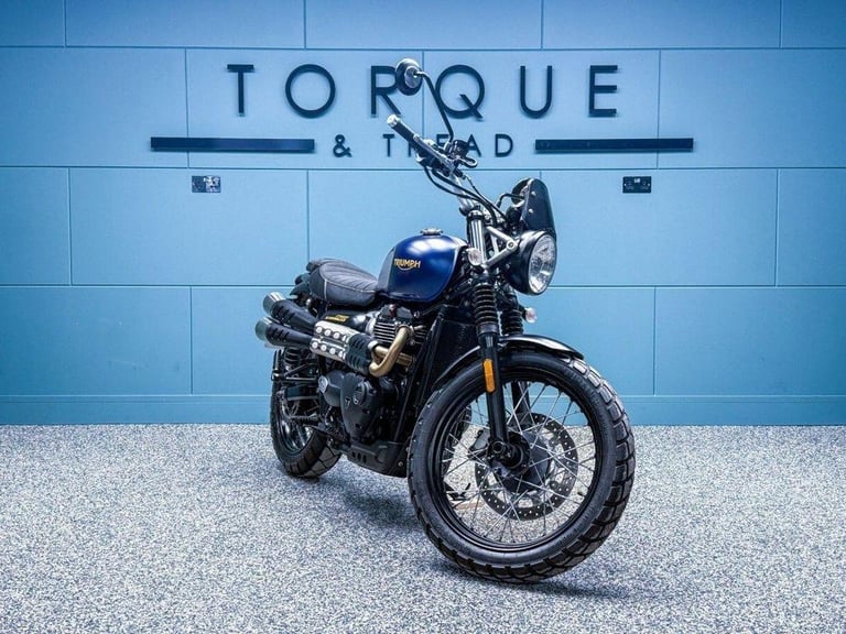 2022 TRIUMPH STREET SCRAMBLER 900 GOLD LINE LTD EDITION - LOW MILES - ONE OWNER