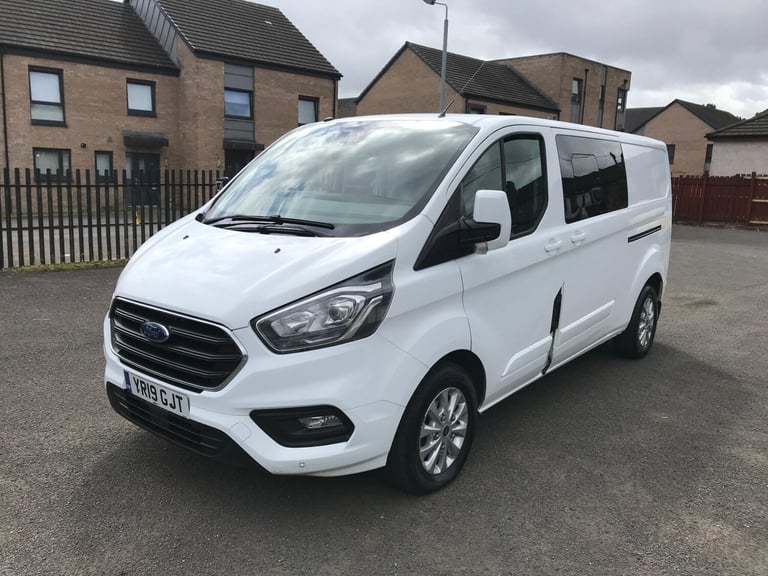 2019 Ford Transit Custom 2.0 320 EcoBlue Limited Crew Van L2 H1 Euro 6 5dr (6 Seat) PANEL VAN Die...