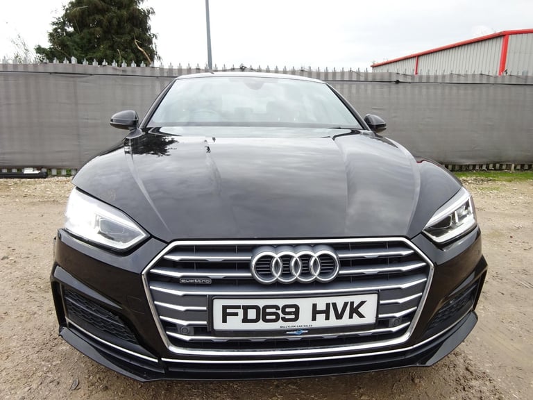 2019 69 REG AUDI A5 S LINE 40 TDI QUATTRO DIESEL AUTO DAMAGED REPAIRABLE SALVAGE