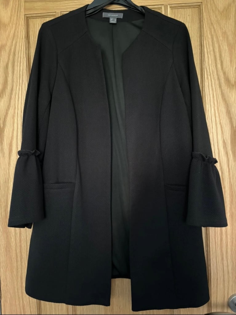 image for SOLD - Light weight black coat - collection only 