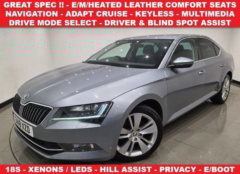 image for 2018 SKODA SUPERB 2.0 TDI SE L EXECUTIVE HATCHBACK 5DR DSG EURO 6 (S/S) 150 PS
