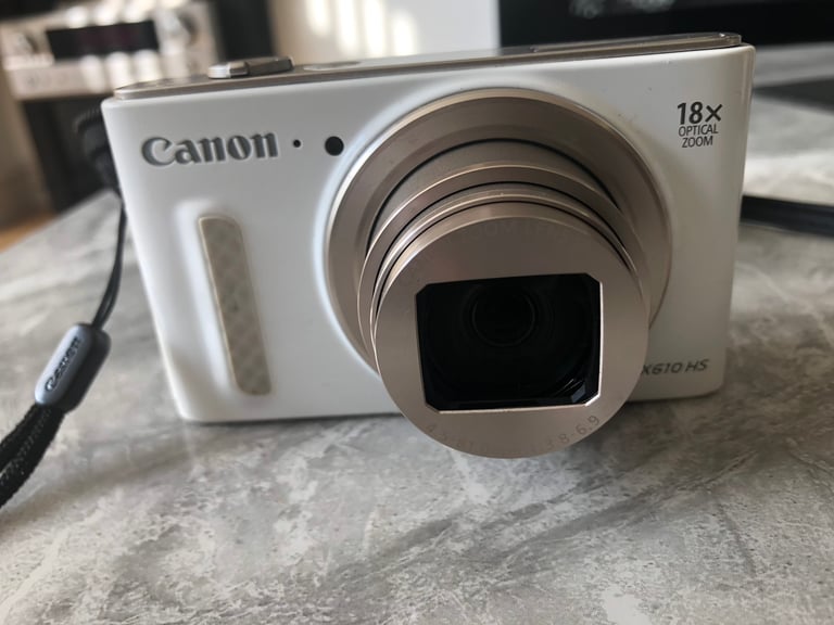 Canon PowerShot SX610 HS 20.2MP Digital Camera - White. 