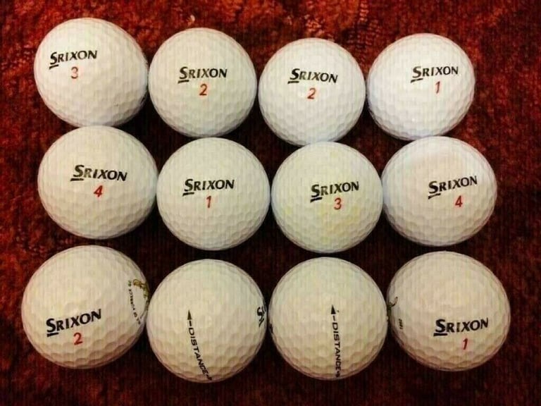 STILL AVAILABLE - Srixon Distance, Marathon Distance and Marathon Soft Balls - 3 Balls For £1