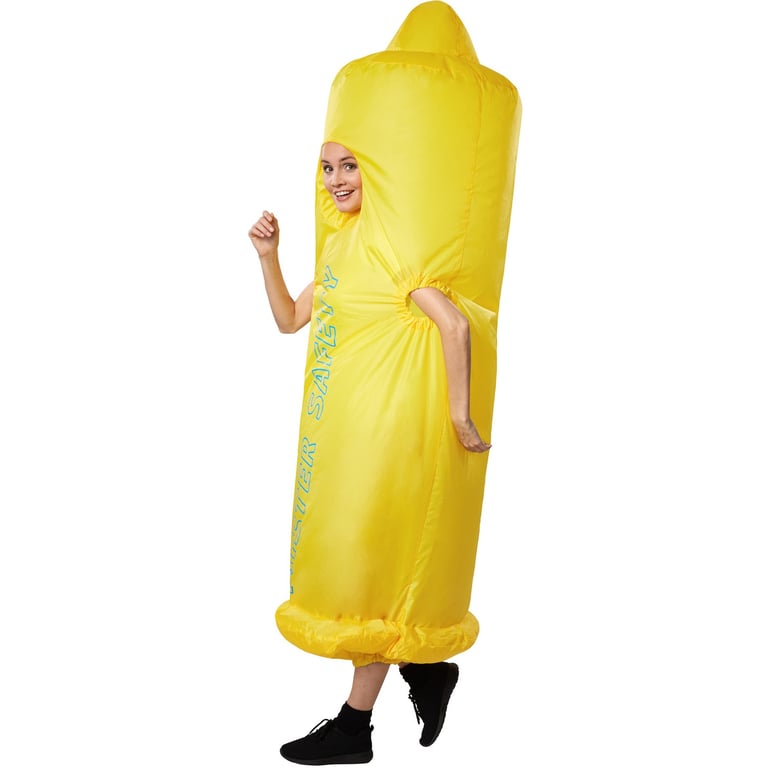 image for fancy dress Inflatable Condom Costume - Yellow