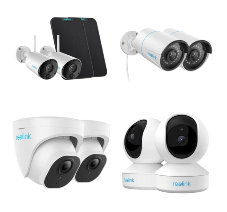 Reolink Security Cameras worth 10,000£