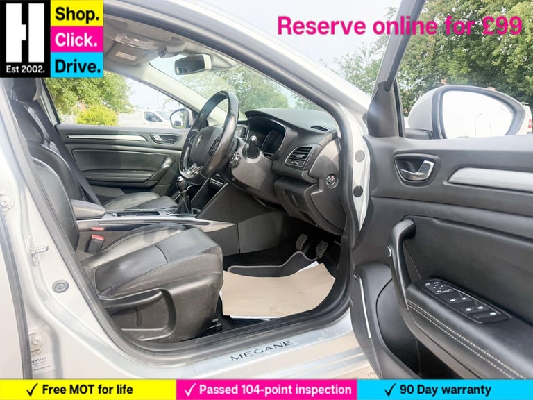 2016 Renault Megane 1.6 dCi Signature Nav Euro 6 (s/s) 5dr HATCHBACK Diesel Manual