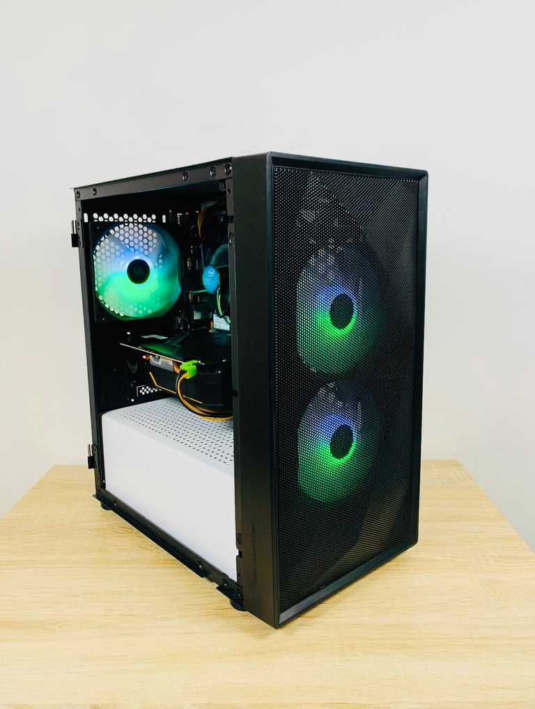 Gaming i7 16GB 256GB SSD+ 1000GB Ultrafast Pc Desktop Computer, NVIDIA GTX 1650 4GB ddr6