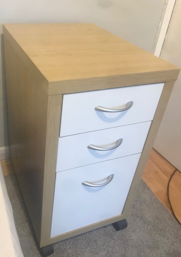 image for Bedside drawers on wheels 