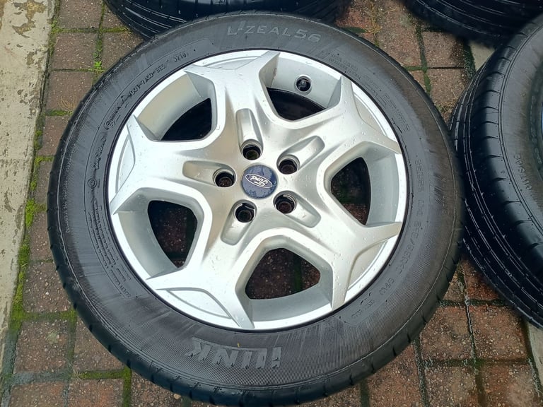 16" FORD WHEELS & 215 55 16" TYRES 5x108 FOCUS MONDEO C MAX CONNECT NOT ALLOYS