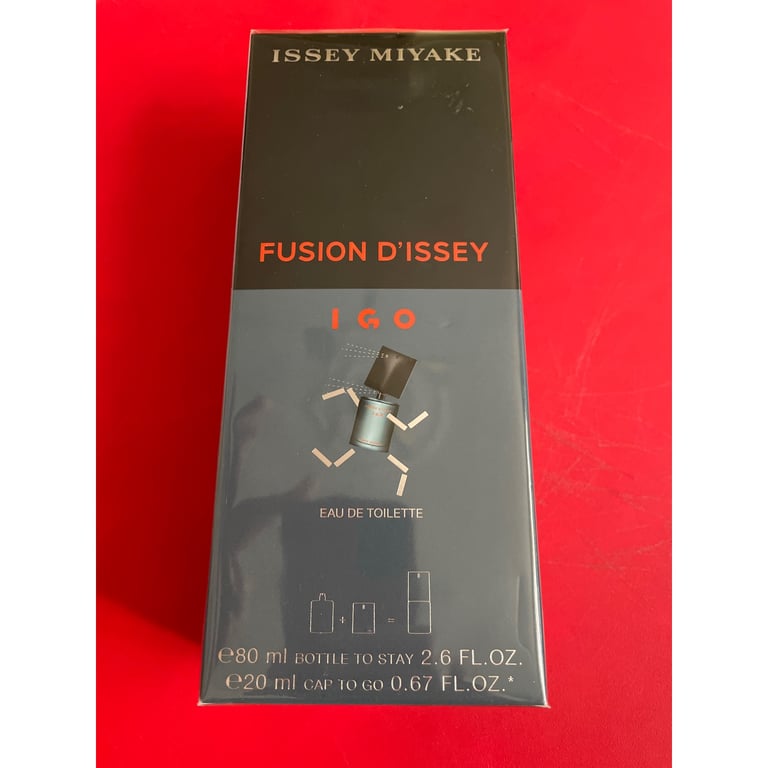Issey Miyake Fusion D’Issey IGO edt 80ml Bottle With A 20ml Atomiser