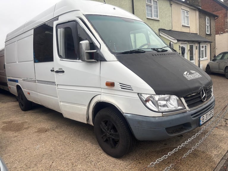 LEFT HAND DRIVE MERCEDES SPRINTER 2.7 diesel manual 2005 minibus alloy wheels