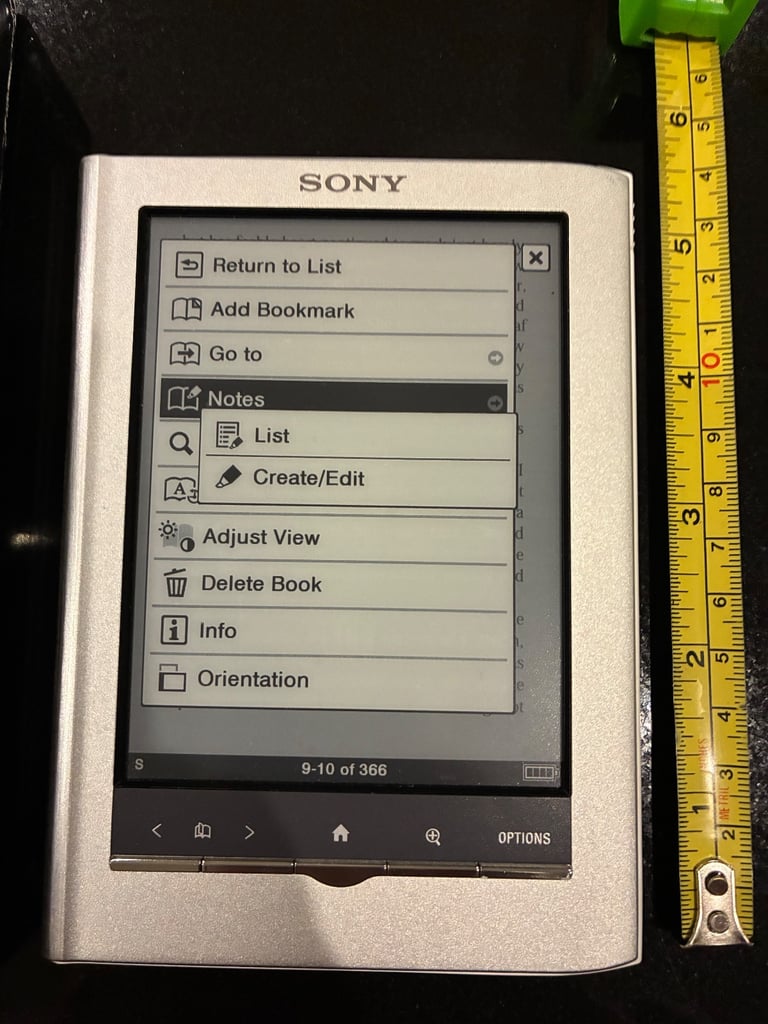 image for Sony PRS-350 reader pocket edition, silver, 5in. Complete with box and cable, 