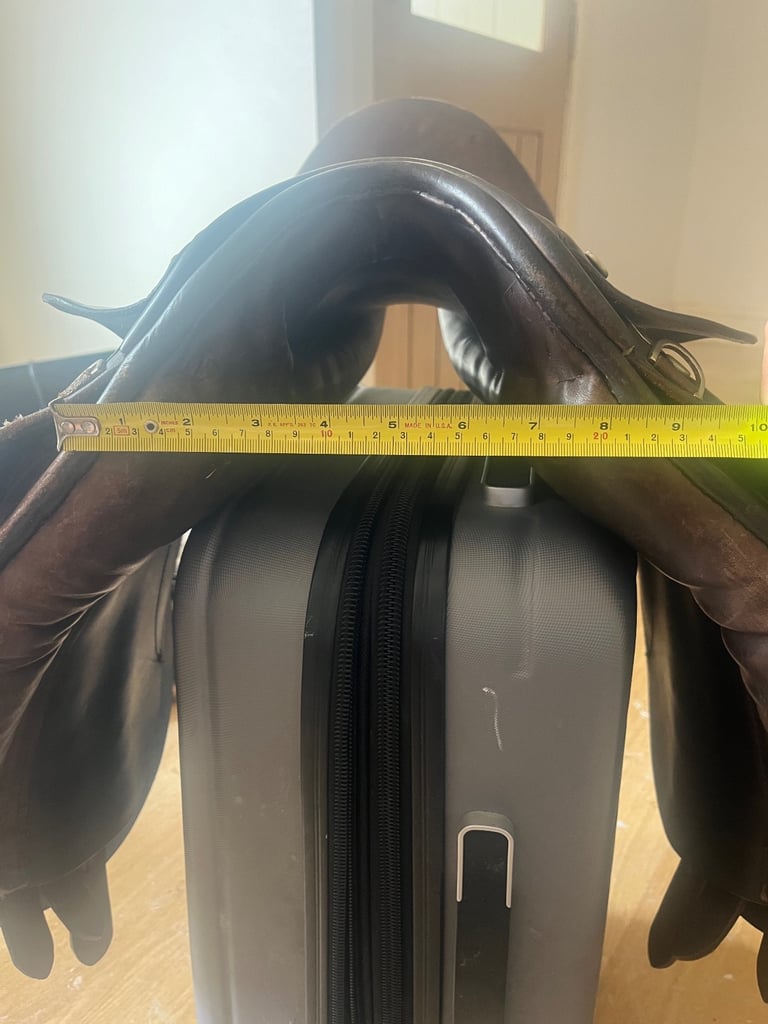 16” M and J English leather brown saddle 