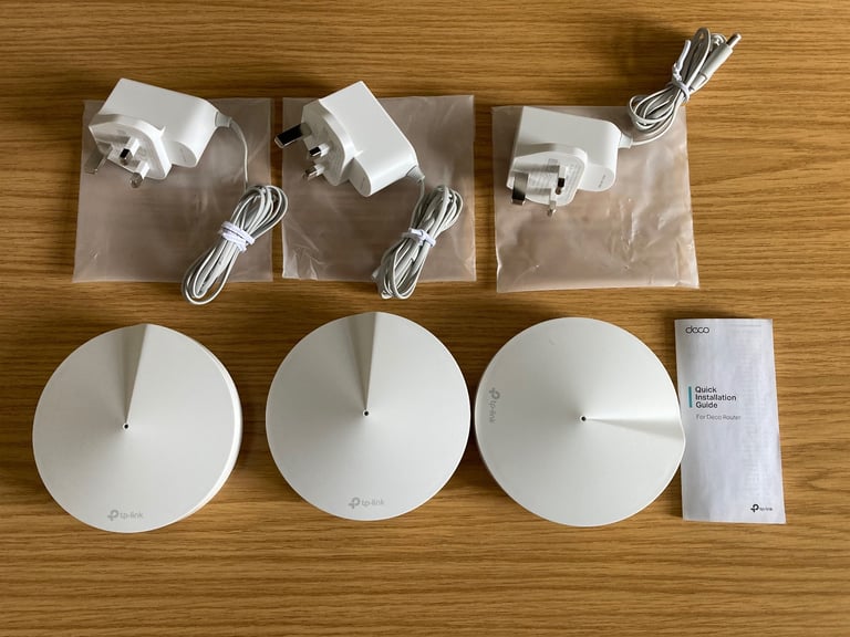 TP- Link Deco M5 (3pack) AC1300 Whole Home Mesh WiFi System.