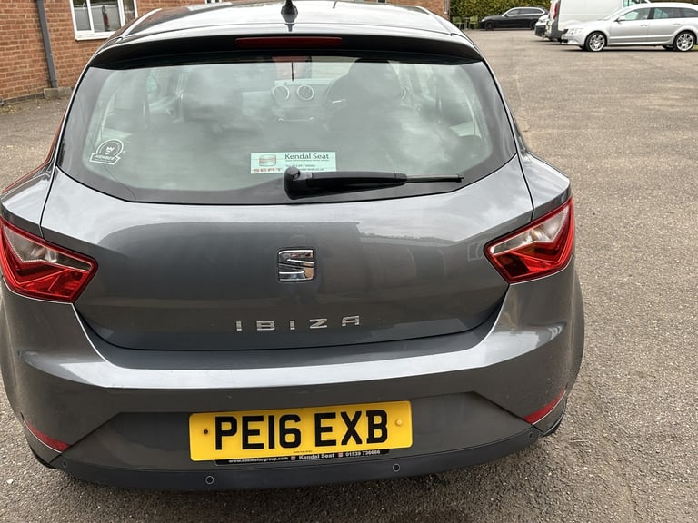 SEAT IBIZA 1.0 Vista Grey Manual Petrol 2016 - ac, FSH, Long mot.
