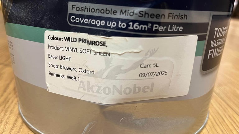Dulux Trade - Vinyl Soft Sheen - WILD PRIMROSE - 2 x 5L (Total 10LT)