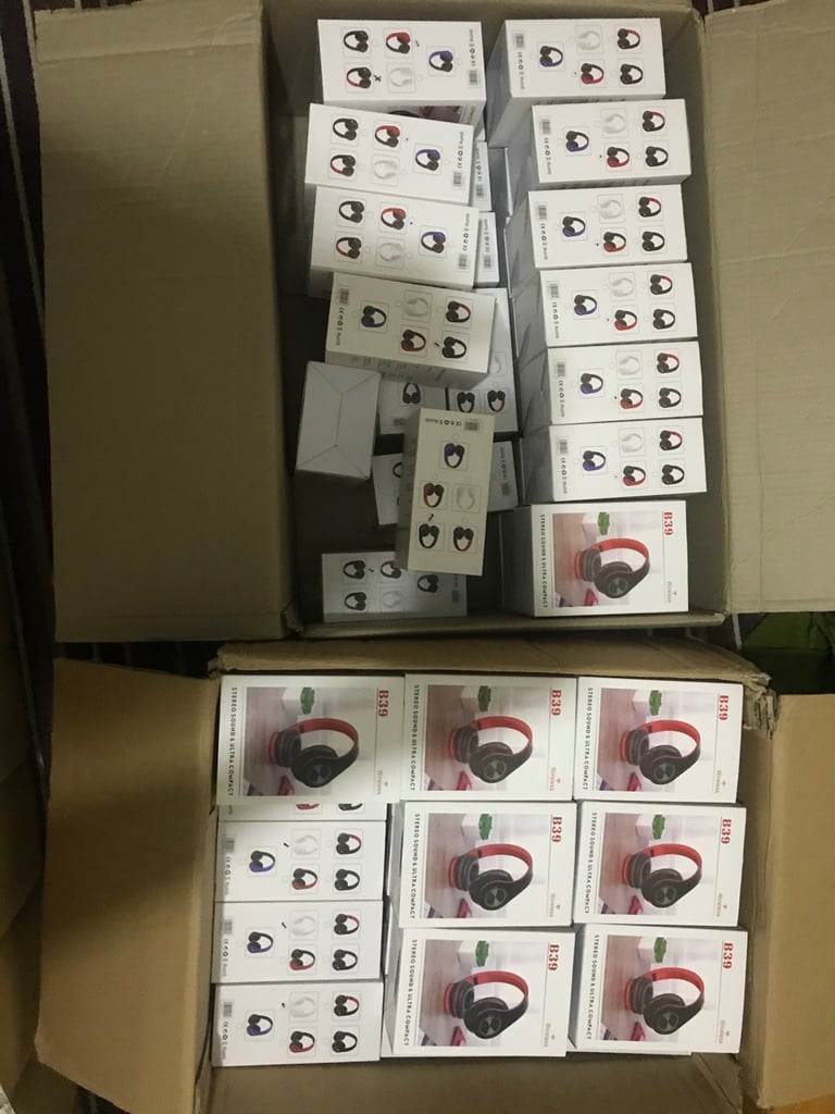 image for 65 Brand New Pairs of Wireless Headphones – Bulk Sale!