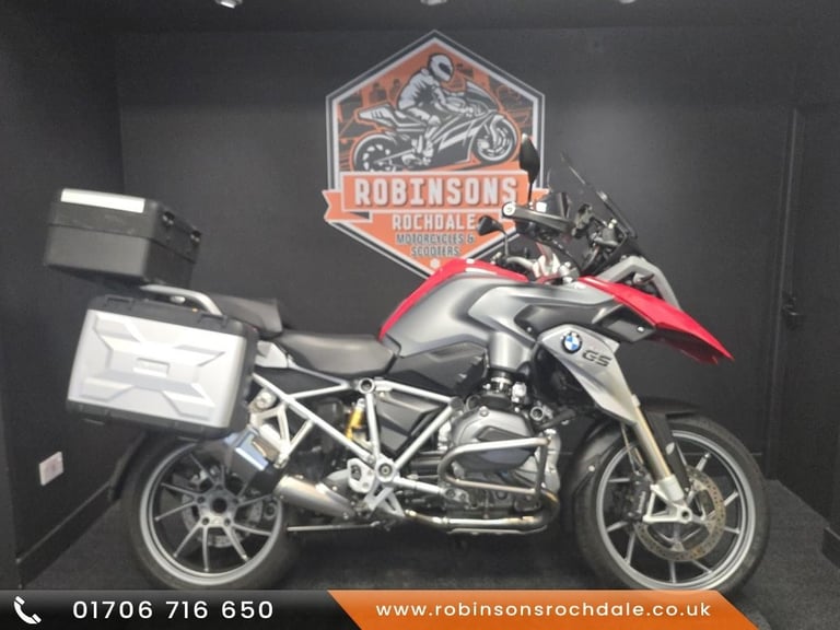 image for 2013 63 Reg BMW R1200GS in Red with 3 box Luggage.
