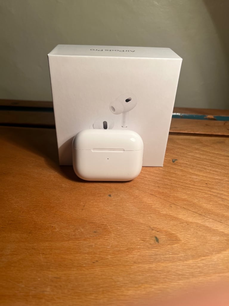 image for Original AirPods Pro with case, extra ear tips and cable — like new