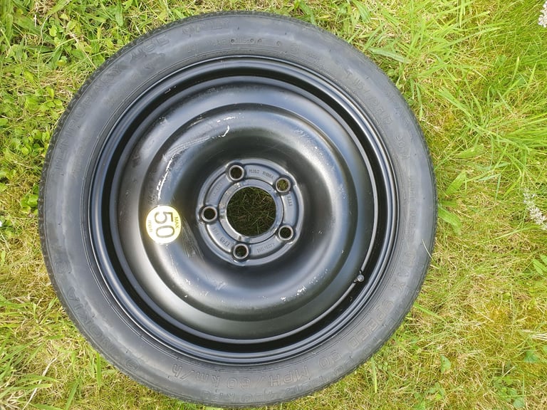 image for Space Saver spare  wheel for Vauxhall Meriva and others Vauxhall models