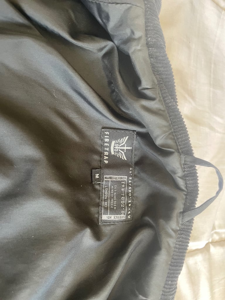 Firetrap Black Padded Jacket 