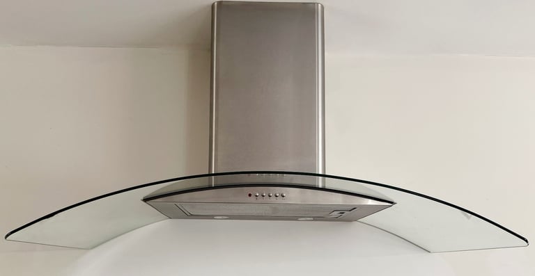 image for CDA ECP Stainless Steel Extractor Hood with curved glass