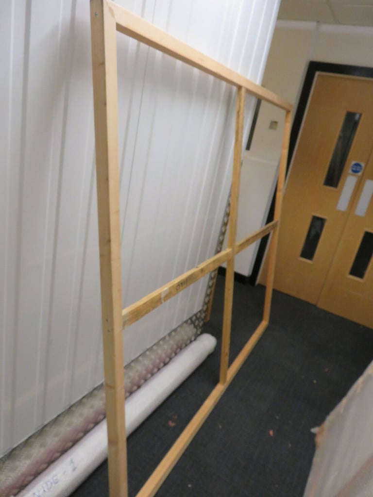 LARGE SOLID WOOD Stretcher Frame 166x190x4.5cm with 2 Cross Bars PROFESSIONAL