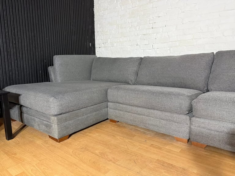 DFS Ada Large Grey Corner Sofa FREE SAME/NEXT DAY DELIVERY