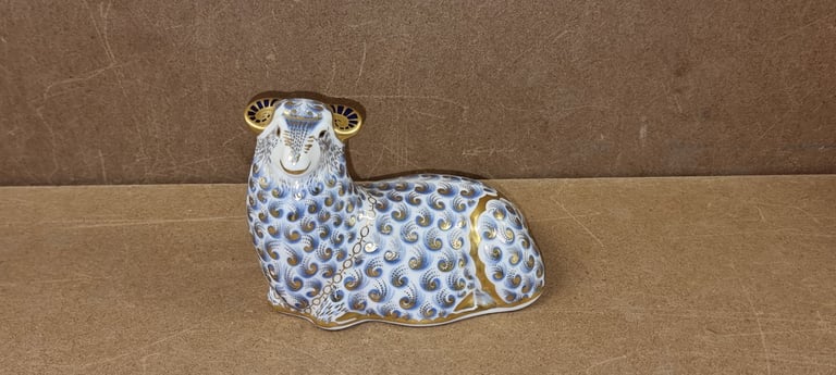 Royal Crown Derby Sheep Paperweight