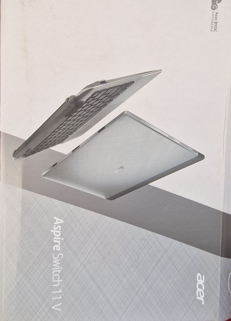Acer Aspire switch 11v, HYBRID, 11.6in, 4GB Ram, 60gbSSD, intel core M, win10