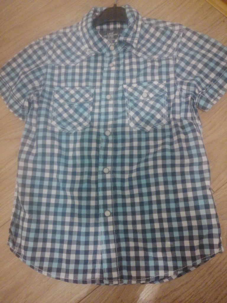 image for  H&M Boy's Check Shirt Age 7-8 
