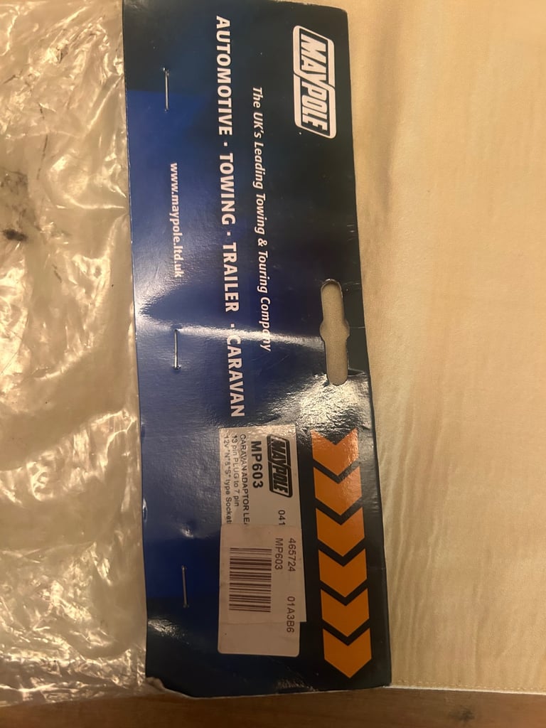 Towing Adaper ‘Maypole’ for use with towing a Caravan or Trailer