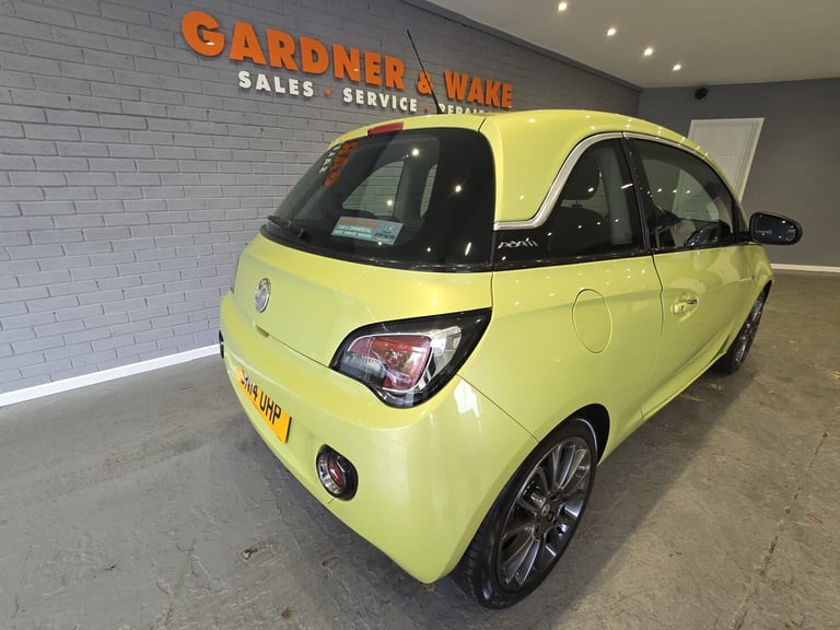 2014 Vauxhall ADAM 1.2i Glam 3dr HATCHBACK Petrol Manual