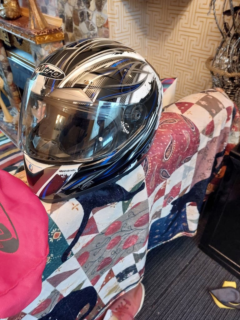 image for MENS. NITRO.  MOTORCYCLE.  HELMET.  SIZE.  LARGE