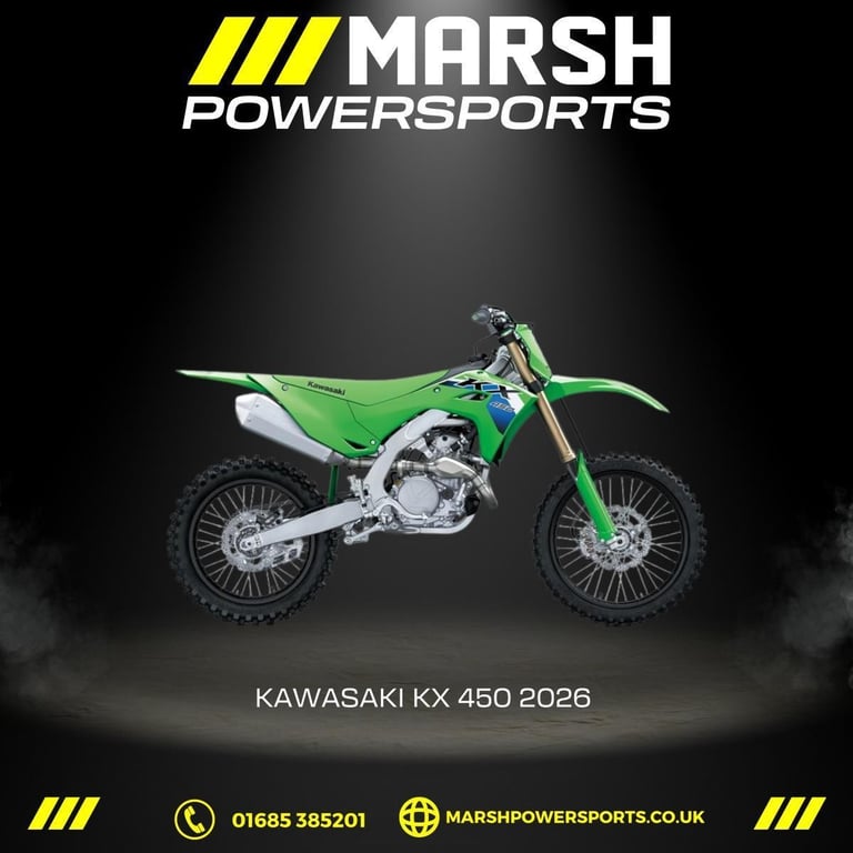 KX 450 2026 - Kawasaki Main Dealer - Reserve NOW!