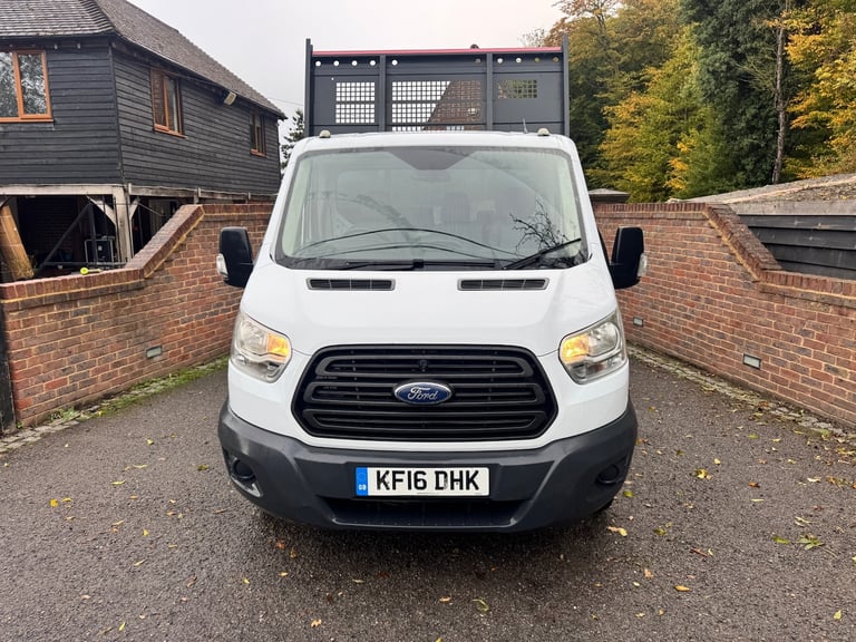 2016 (16) FORD TRANSIT 350 2.2 TDCI SINGLE CAB TIPPER + NO VAT 