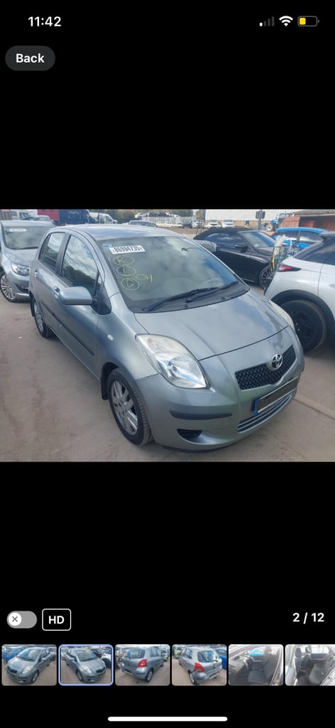 2007 Toyota Yaris BREAKING SEMI AUTO 