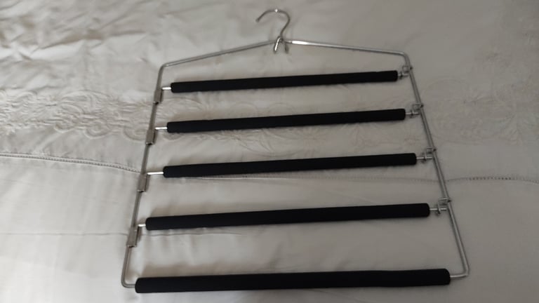 Metal trouser coat hanger from Lakeland