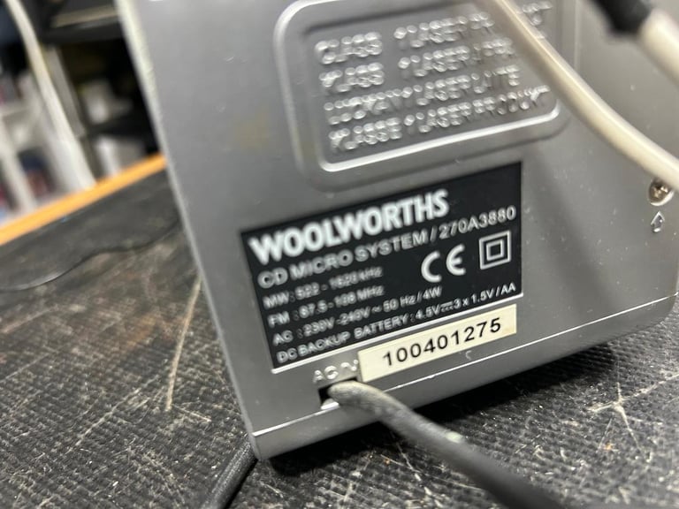 Woolworths CD Player Radio stereo micro system