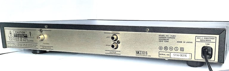 HARMAN / KARDON STEREO RADIO RECEIVER ( separate ) TU-911