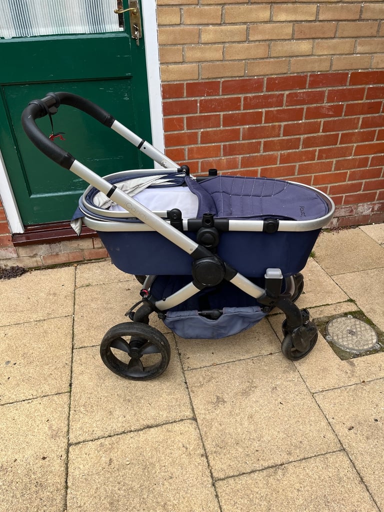 Double pushchair and cot carrier