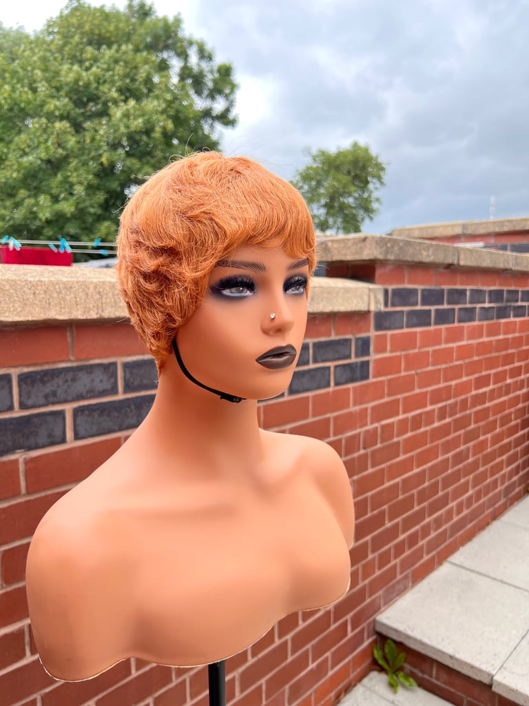 Pixie cut Humanhair wig 