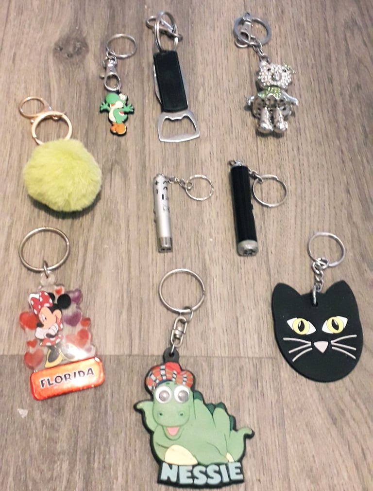 image for 9 keyrings 